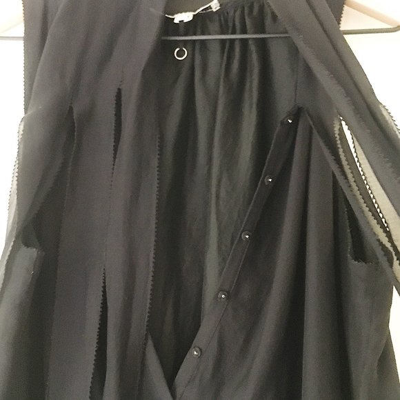 TWENTY8TWELVE Silk Monette Tie Dress - Black - Picture 2 of 10